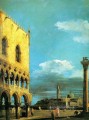 die piazzet Blick nach Süden 1727 Canaletto Venedig